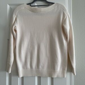 Loft White Sweater